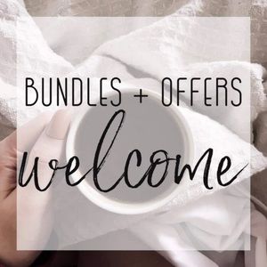 Bundles and offers welcome!!